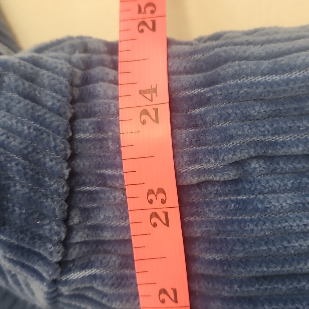Blair Blue Corduroy Teddy Jacket. Vintage 90's. Size L - Picture 7 of 8